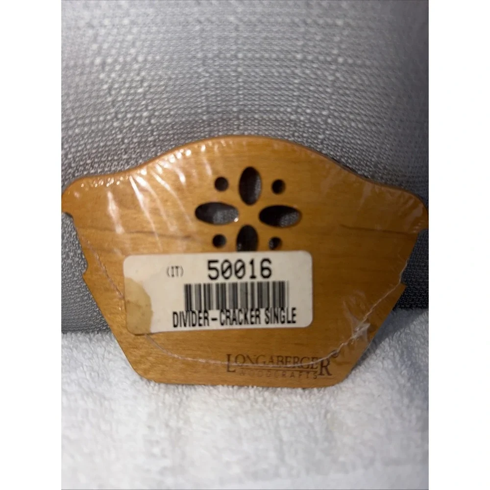 Longaberger Woodcrafts Cracker Basket Single Wood Divider 50016 New Sealed